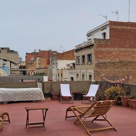 Small Room In Sants With Huge Terrace Barcelona Zewnętrze zdjęcie